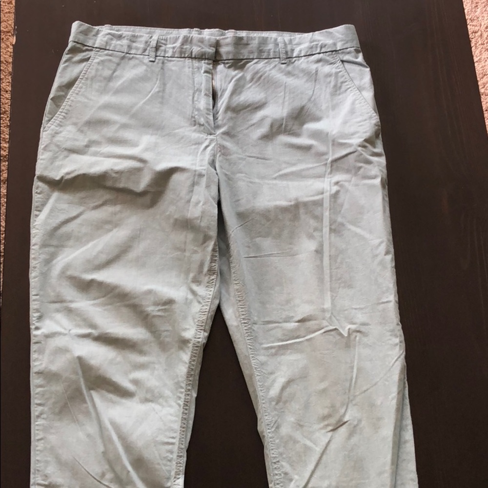 Gap Khakis - ocean teal color.